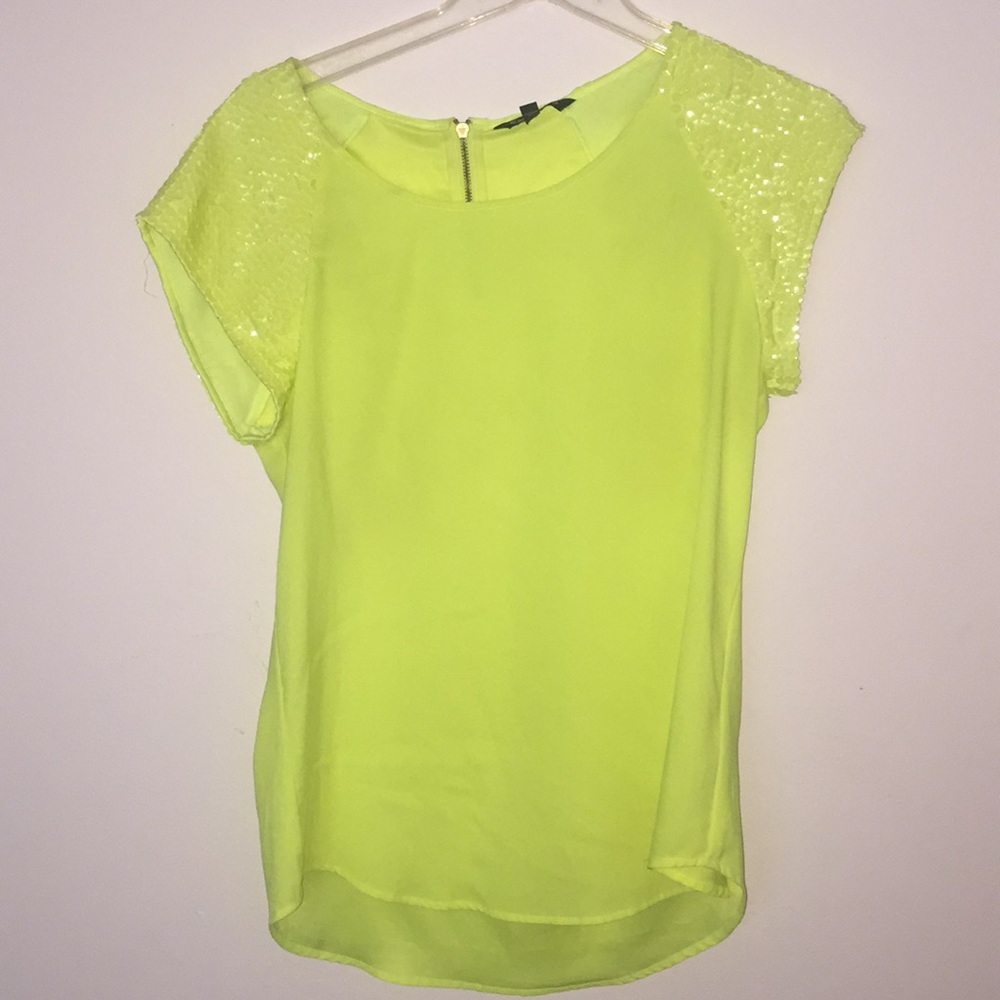 EXPRESS  TOP NEON GREEN